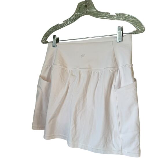 ATHLETA Salutation Stash High Rise 14 1/2 Skort White Size Medium Pockets Active - Picture 9 of 14